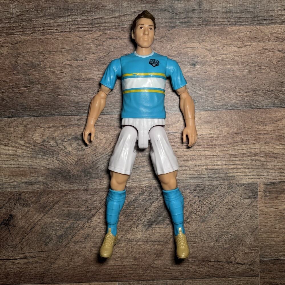 Mattel Messi Soccer Player‎ Action Figure Blue White Jersey Gold Cleats 2018